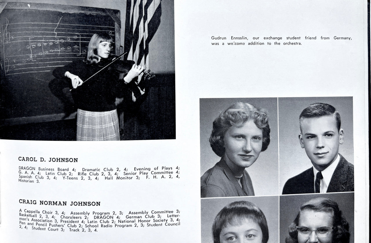 1959 Dragon Yearbook, Warren High School.