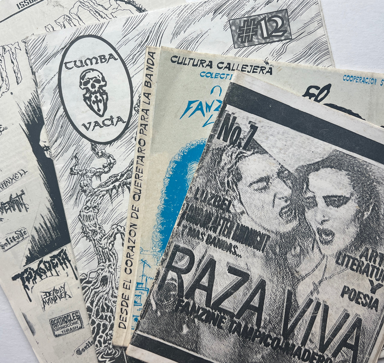 Four Mexican Fanzines.