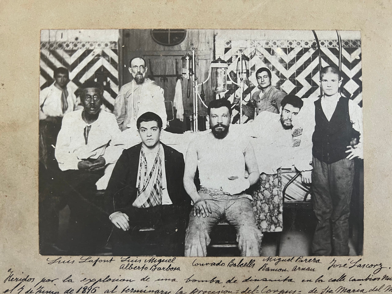 Two Photographs of Anarchist Actions in Barcelona.