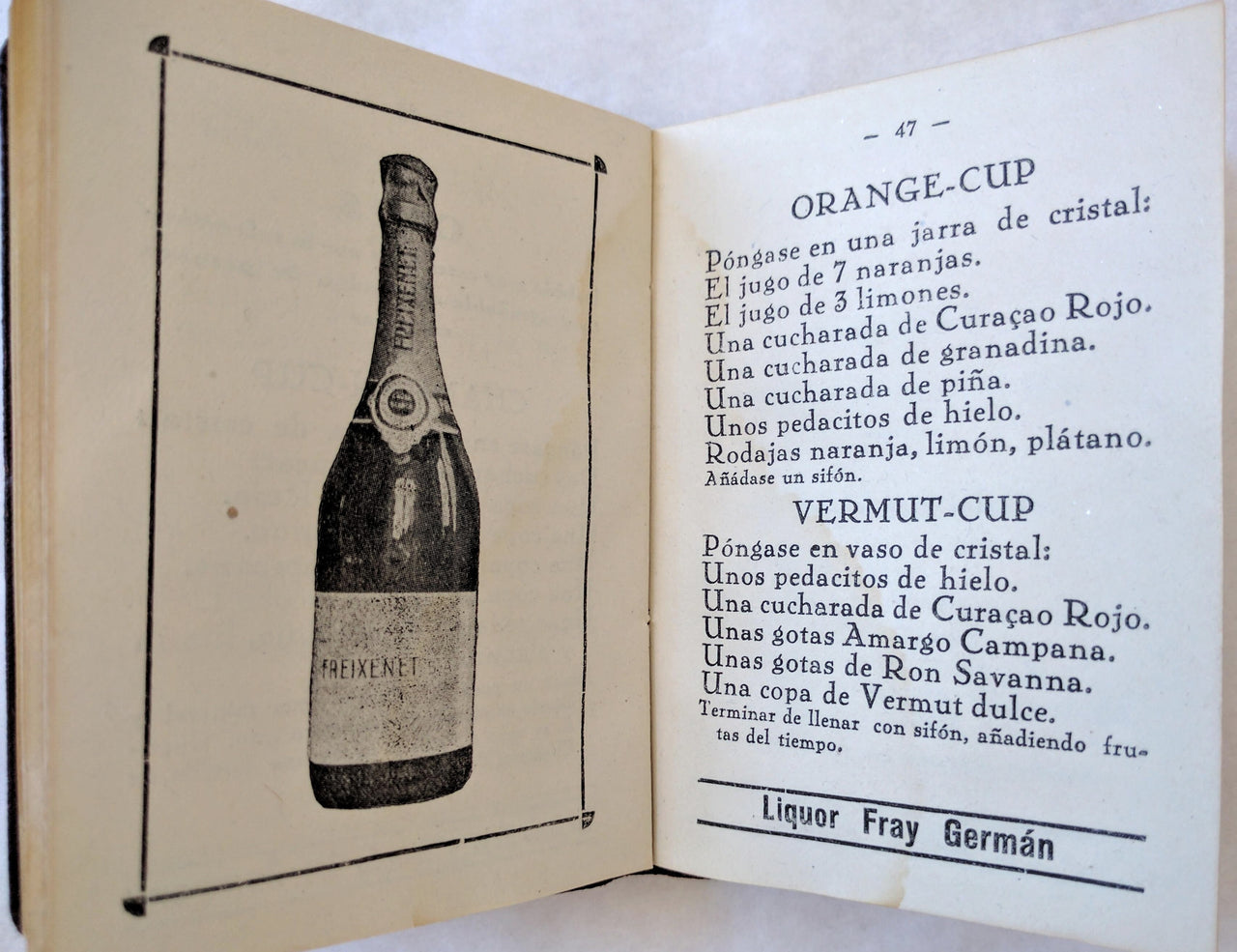 Formulario de Cocktelería