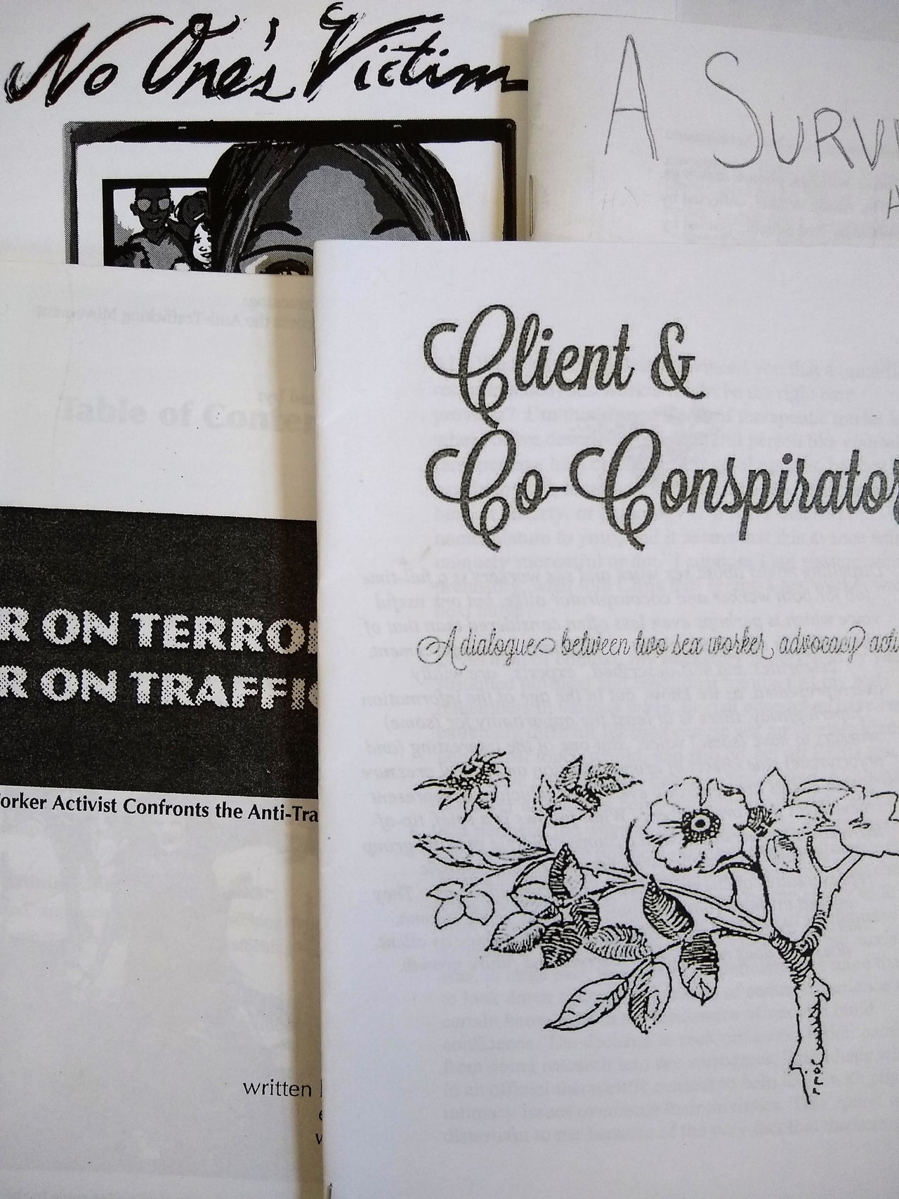 Four Sex-Worker Zines and Comix