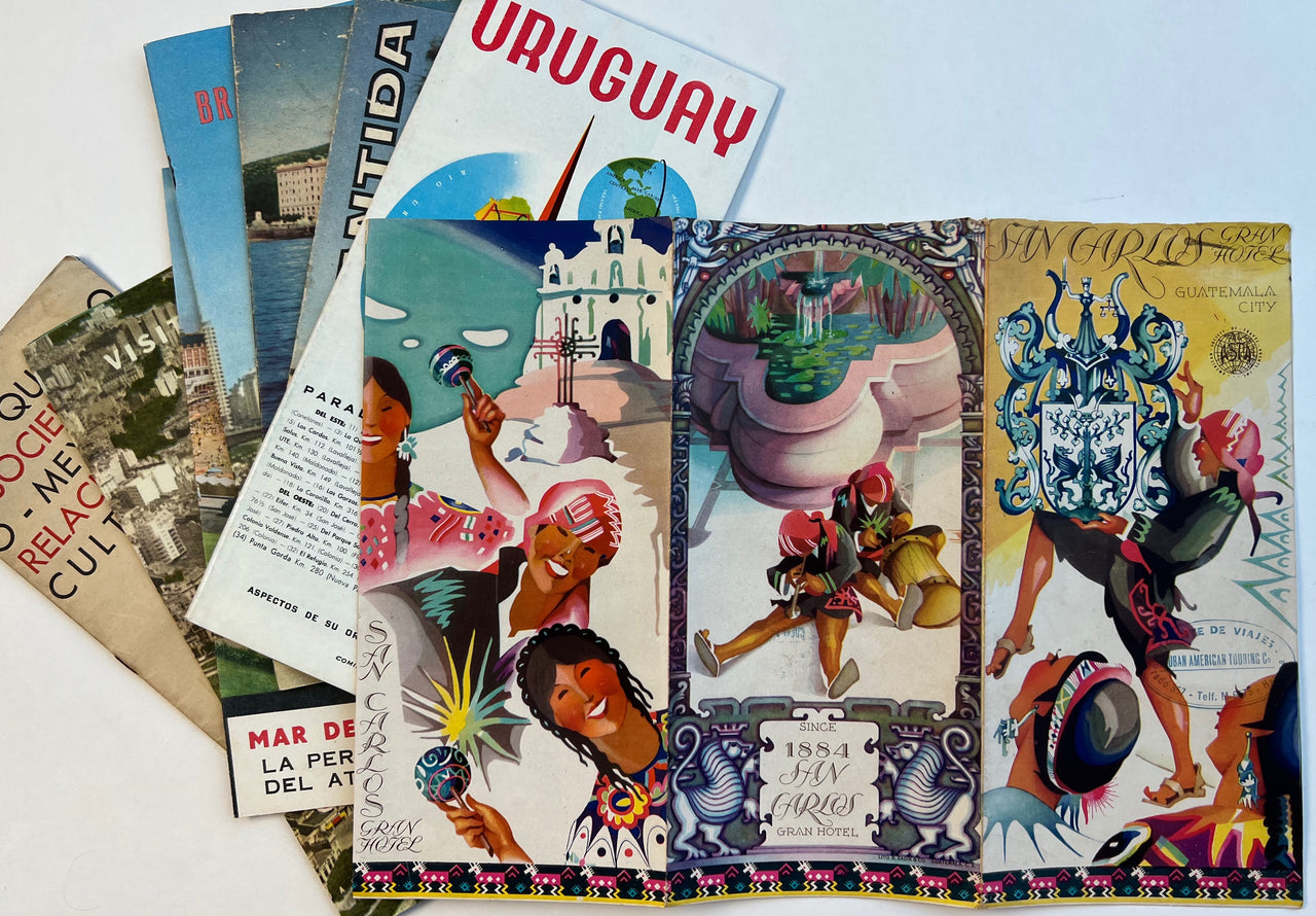 Eight Central and South American Tourist Pamphlets, ca. 1950-1970.