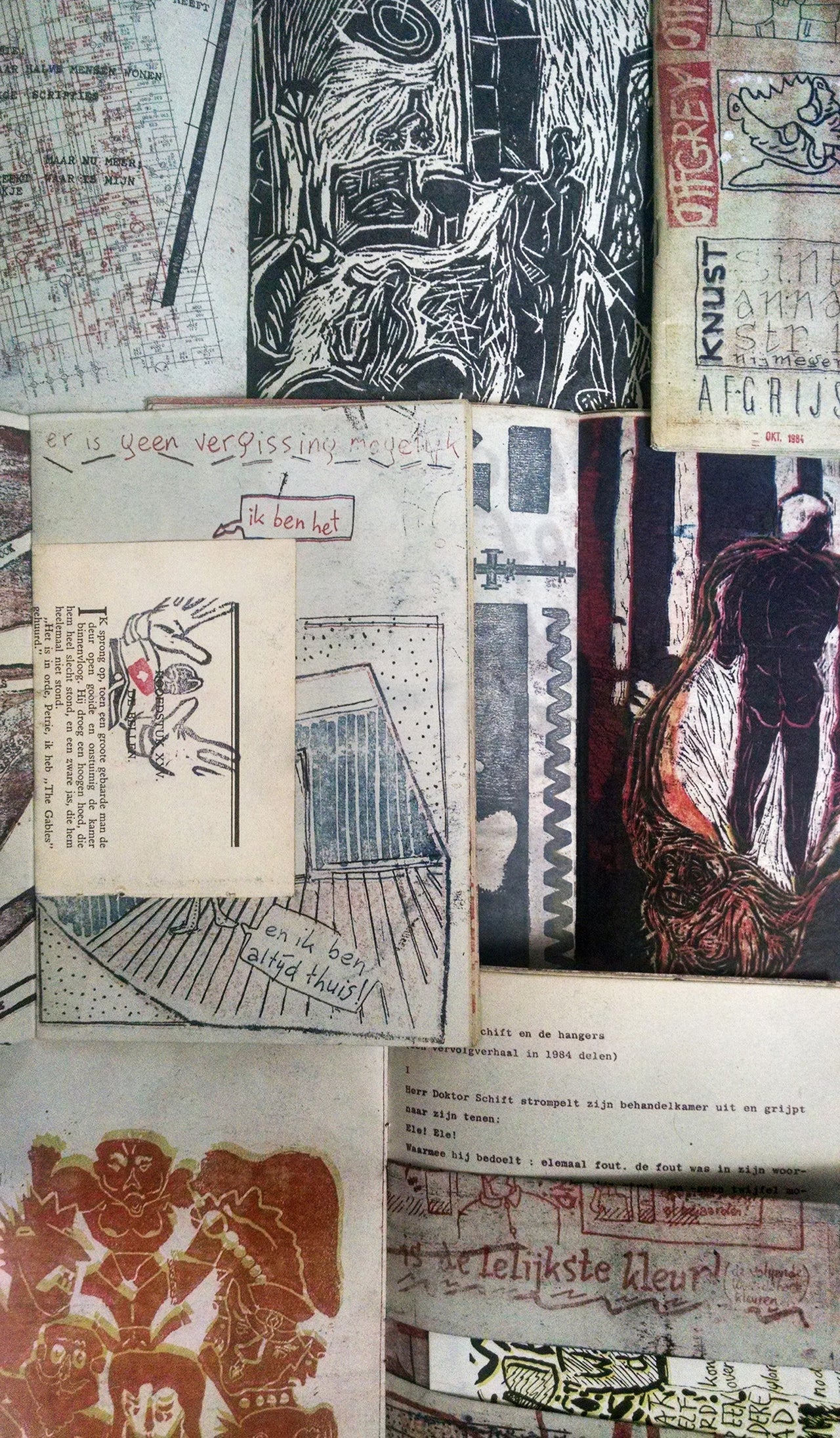 Afgrijs. No. 1 (March 1984) through No. 7 [1986?] (all published)