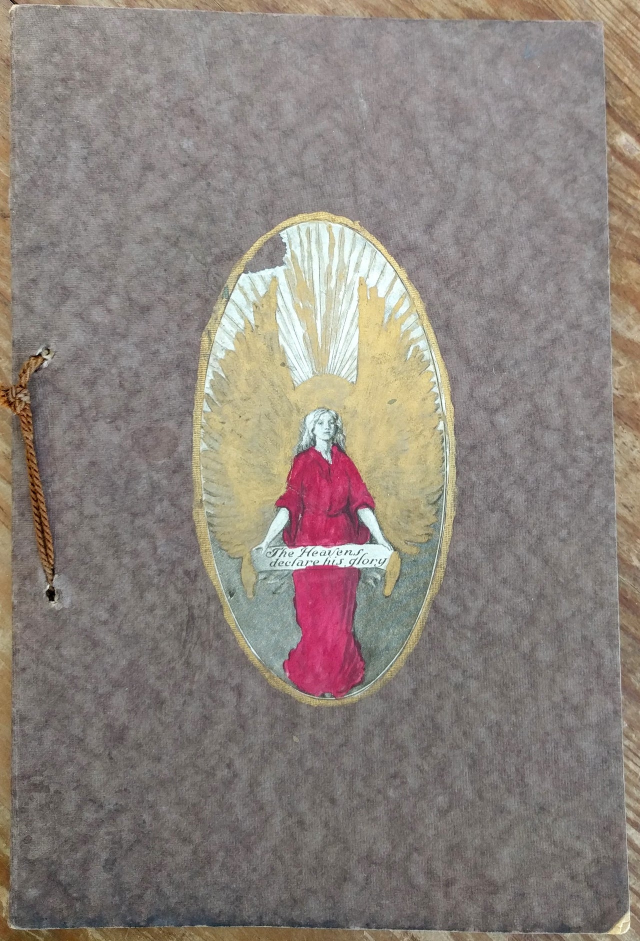 Woman ’s Scrapbook with Manuscript Text and Hand-colored Plates