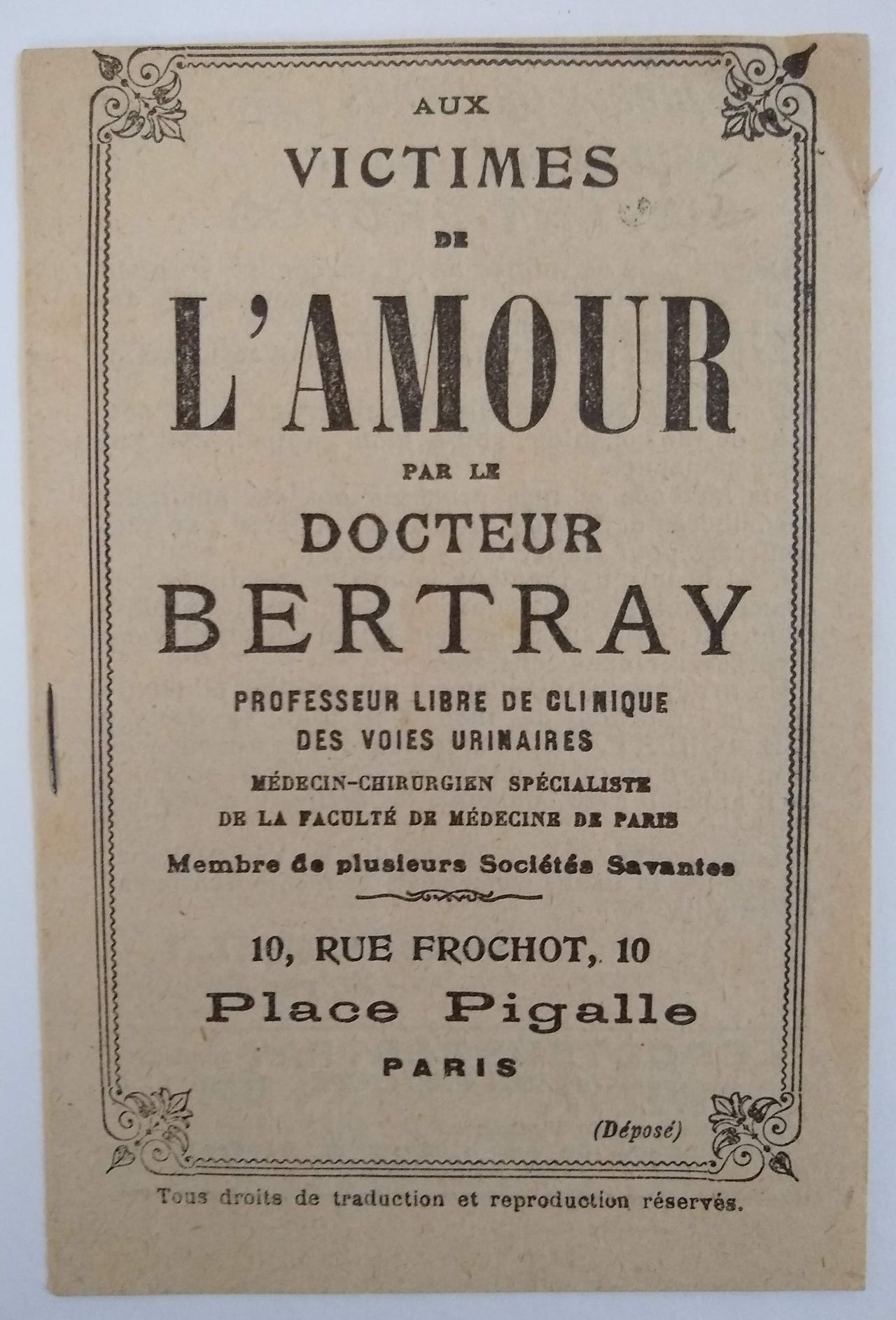 (Sexual Health) Conseils Aux Victimes de L ’Amour.