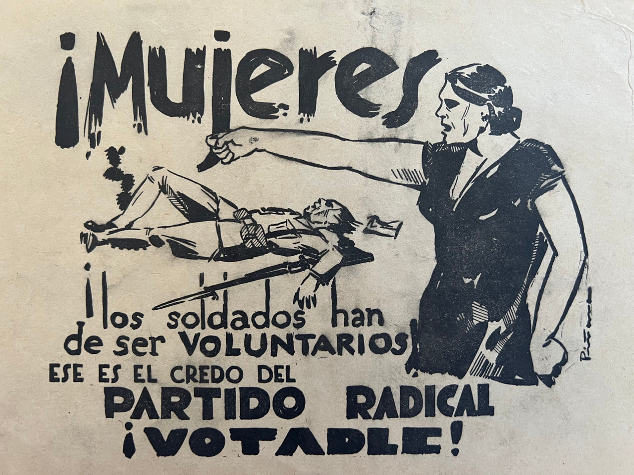 Eight Spanish Republican Women ’s Groups ’ Handbills and Flyers
