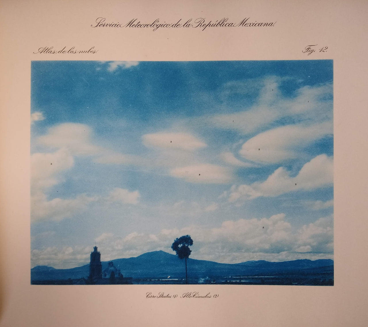 Atlas de las Nubes para el Servicio meteorolo´gico de la Repu´blica Mexicana