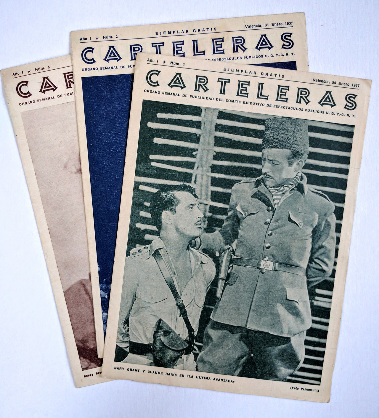 Carteleras. Año I, No.1 - Año 1, No.3 (all published?).