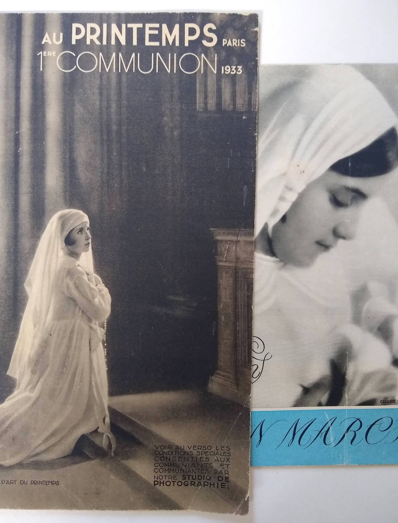 1ere Communion 1933.