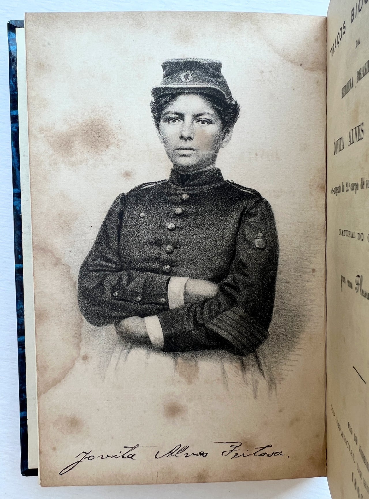 Traços biographicos da heroína brasileira Jovita Alves Feitosa [...].