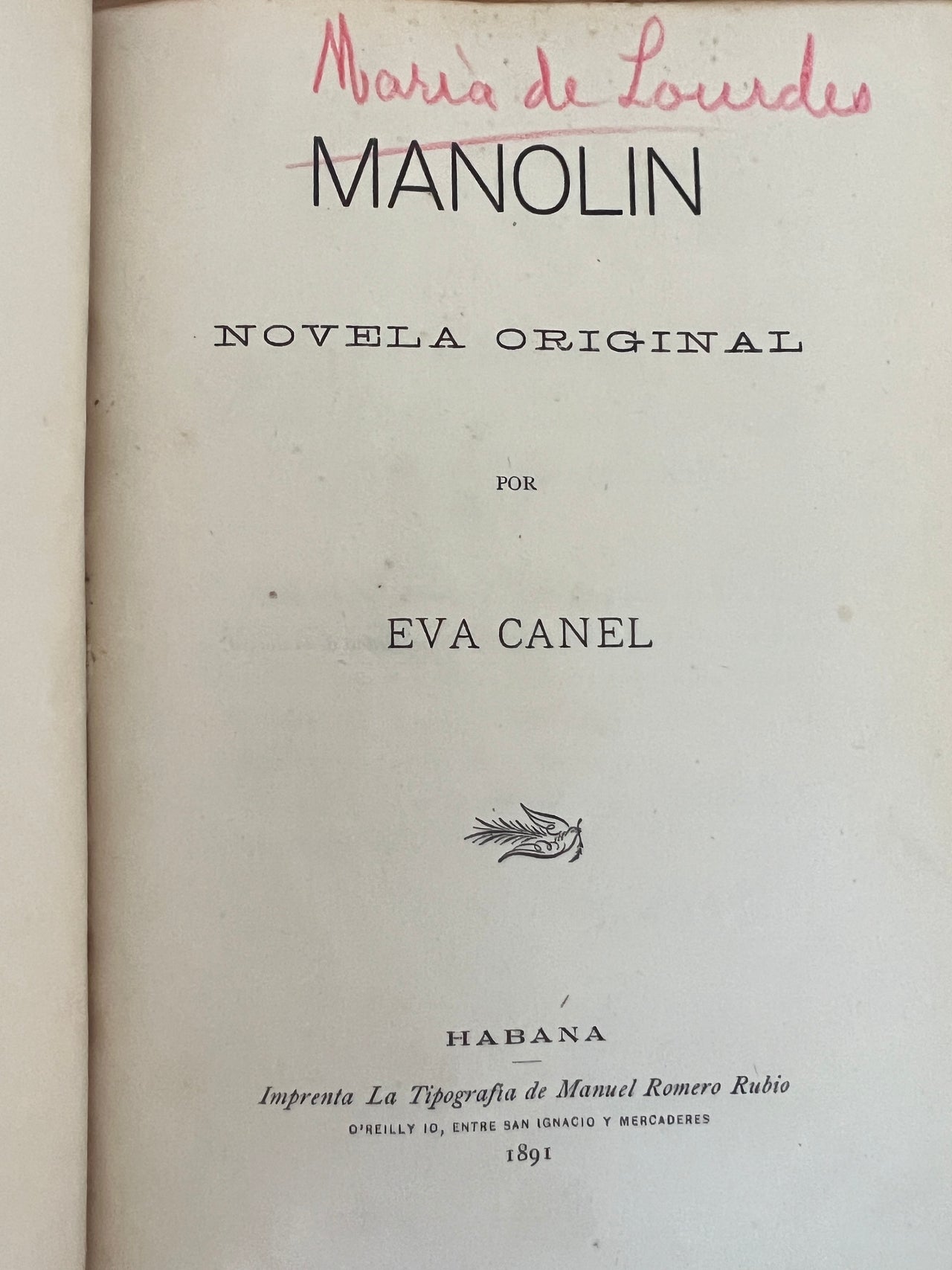 Manolin: Novela Original