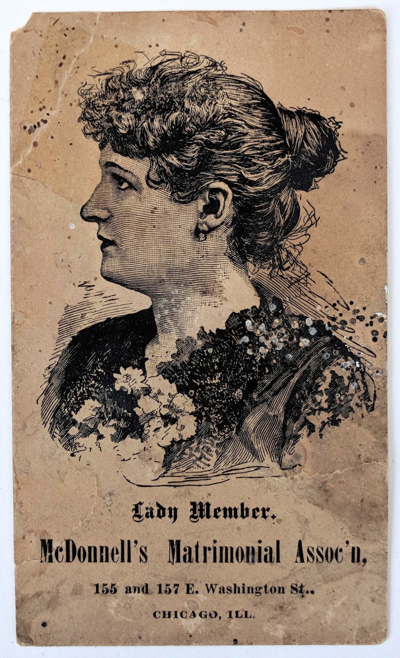 (Trade Card) McDonnell's Matrimonial Association.