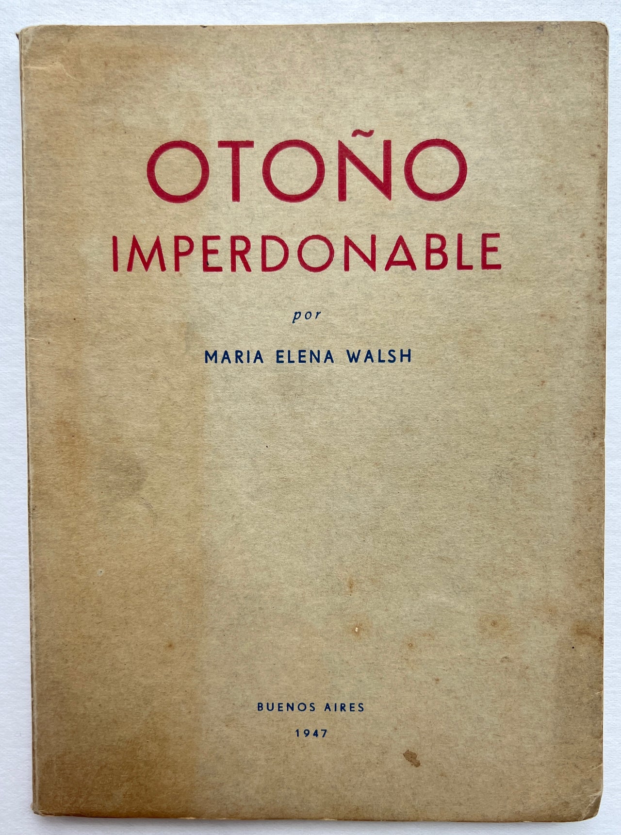 Otoño Imperdonable.