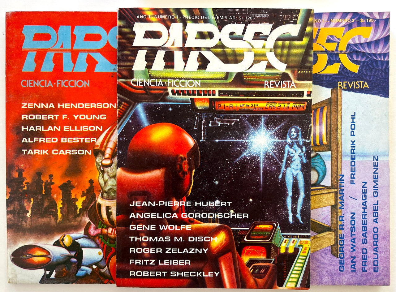 Parsec: ciencia ficción revista. Nos. 1-6 and Antologia 1 [all published].