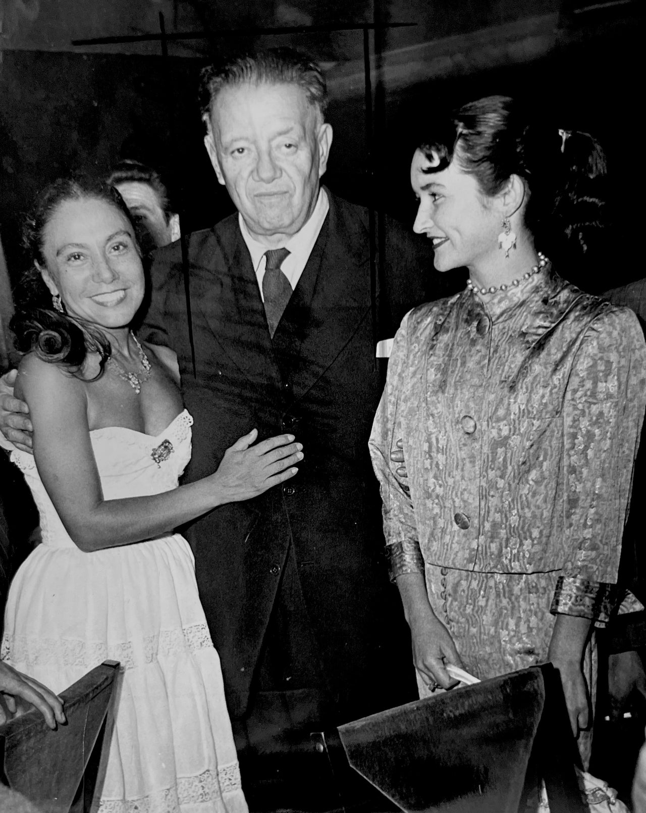 Two Photographs of Diego Rivera and Rina Lazo.