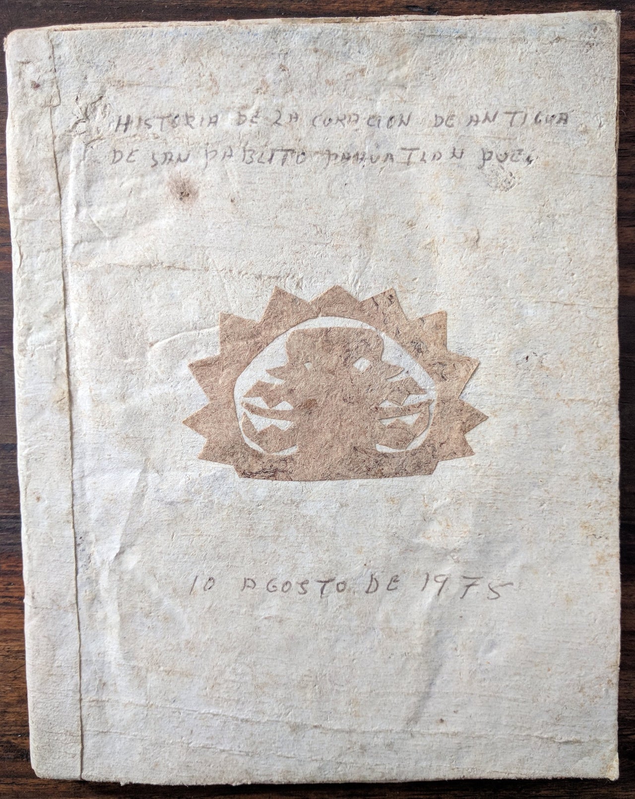 (Brujería) [La] Historia de la Curación de Antigua de San Pablito Pahuatlan, Pue. 10 Agosto de 1975