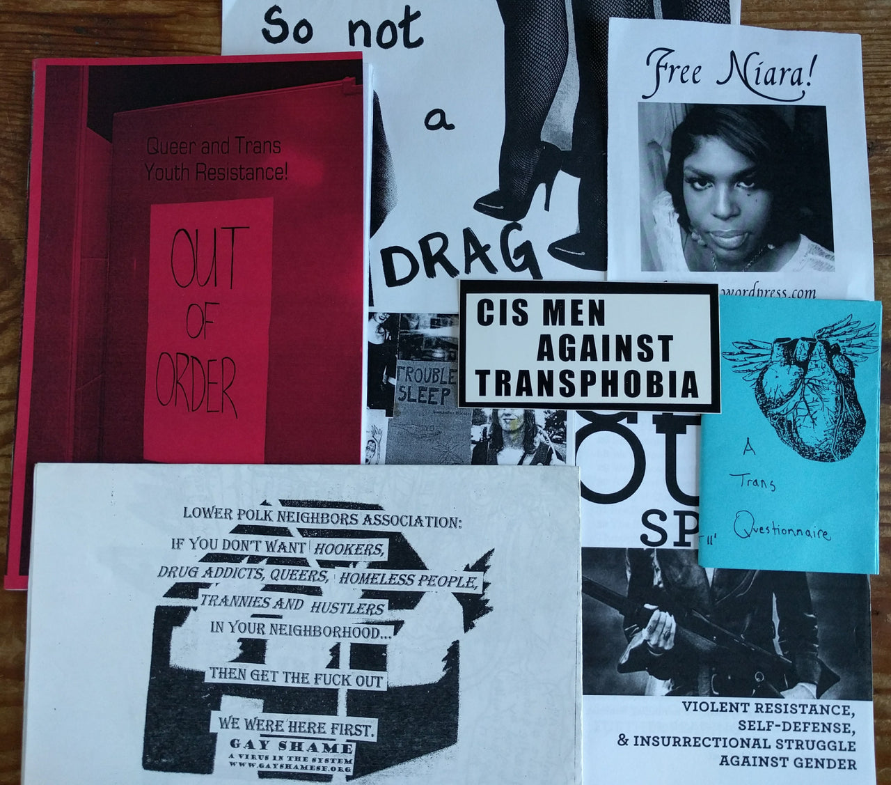[Transgender]. Collection of ephemera