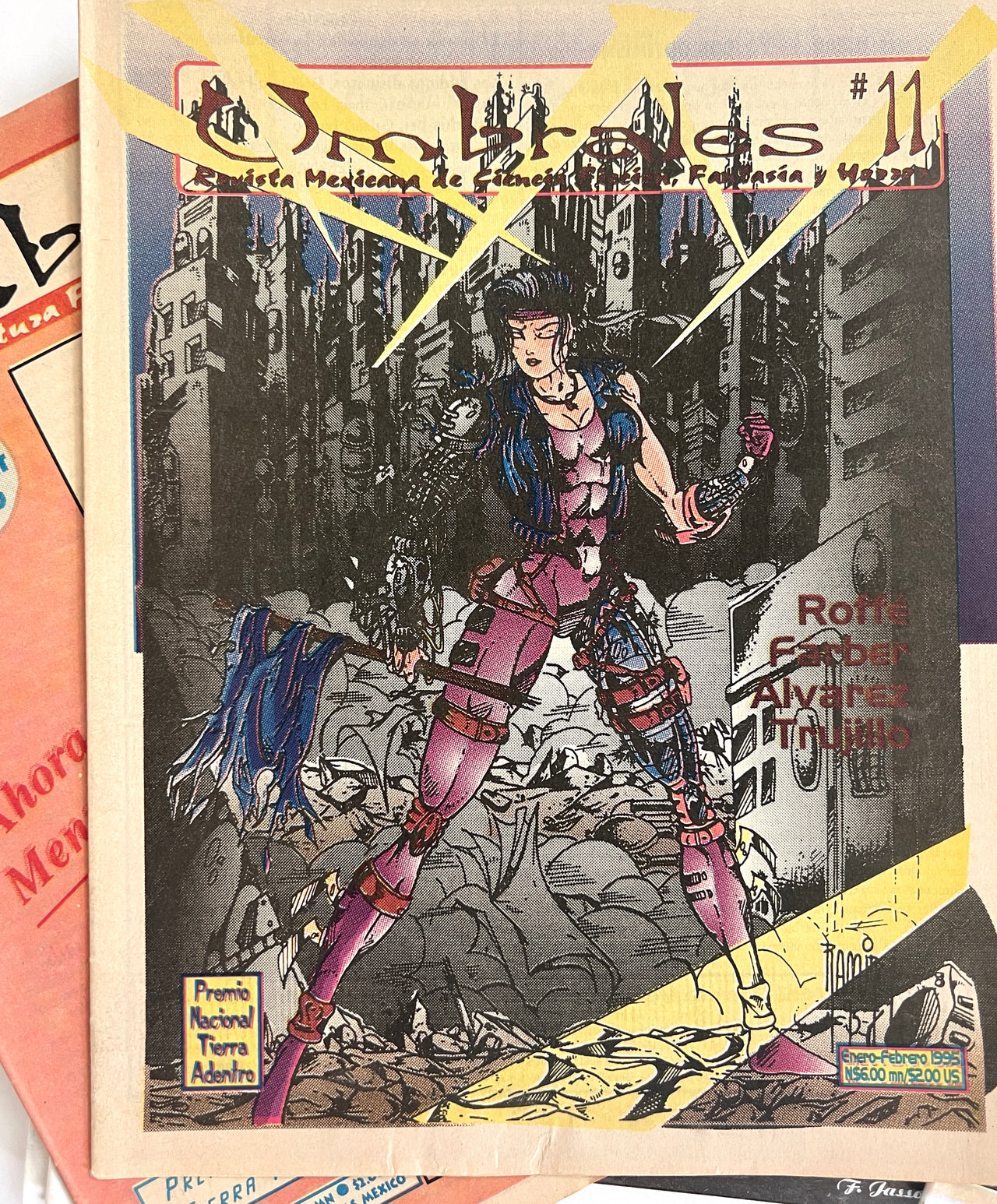 Umbrales: Revista Mexicana de Ciencia Ficción y Fantasia, Nos. 2, 8, 11, 13, 22, 31-24.